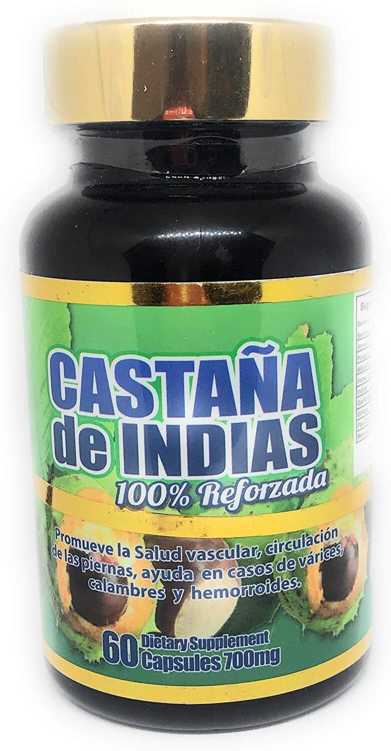 Castaña de Indias Reforzado 60 Caps