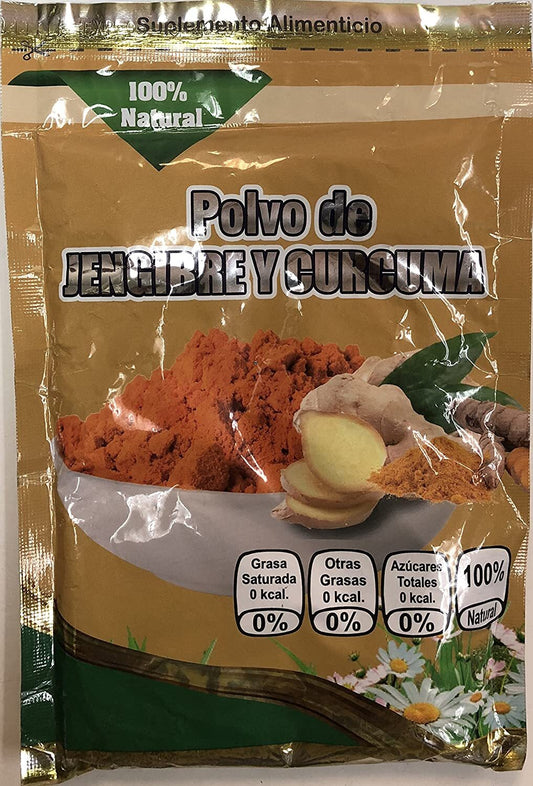 Polvo de Jengibre y Curcuma