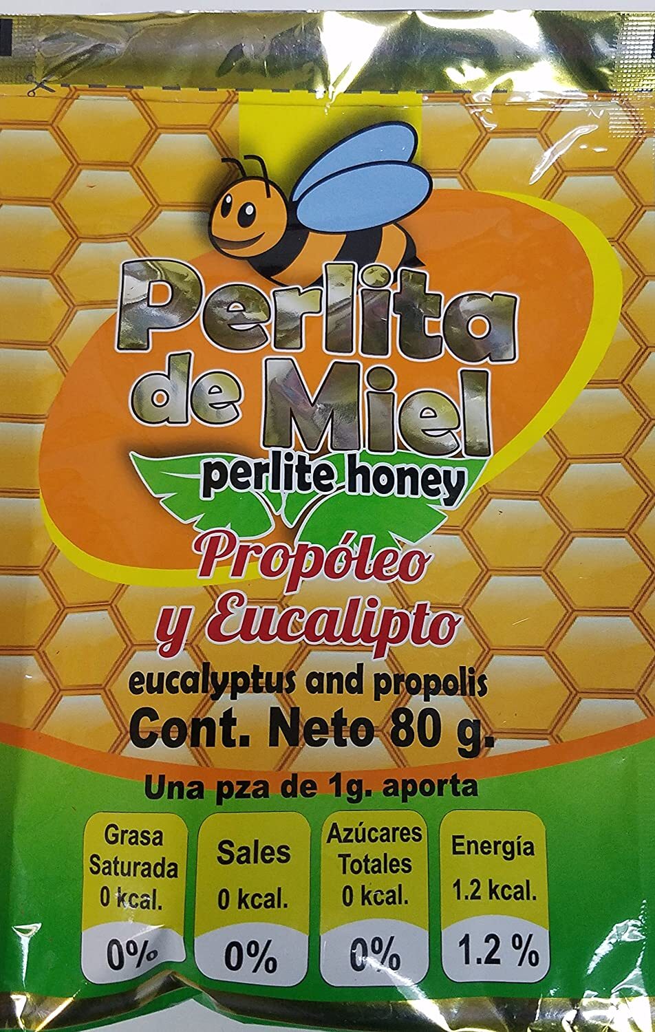 Perlitas de Miel W/Eucl/Propoleo/Mentol