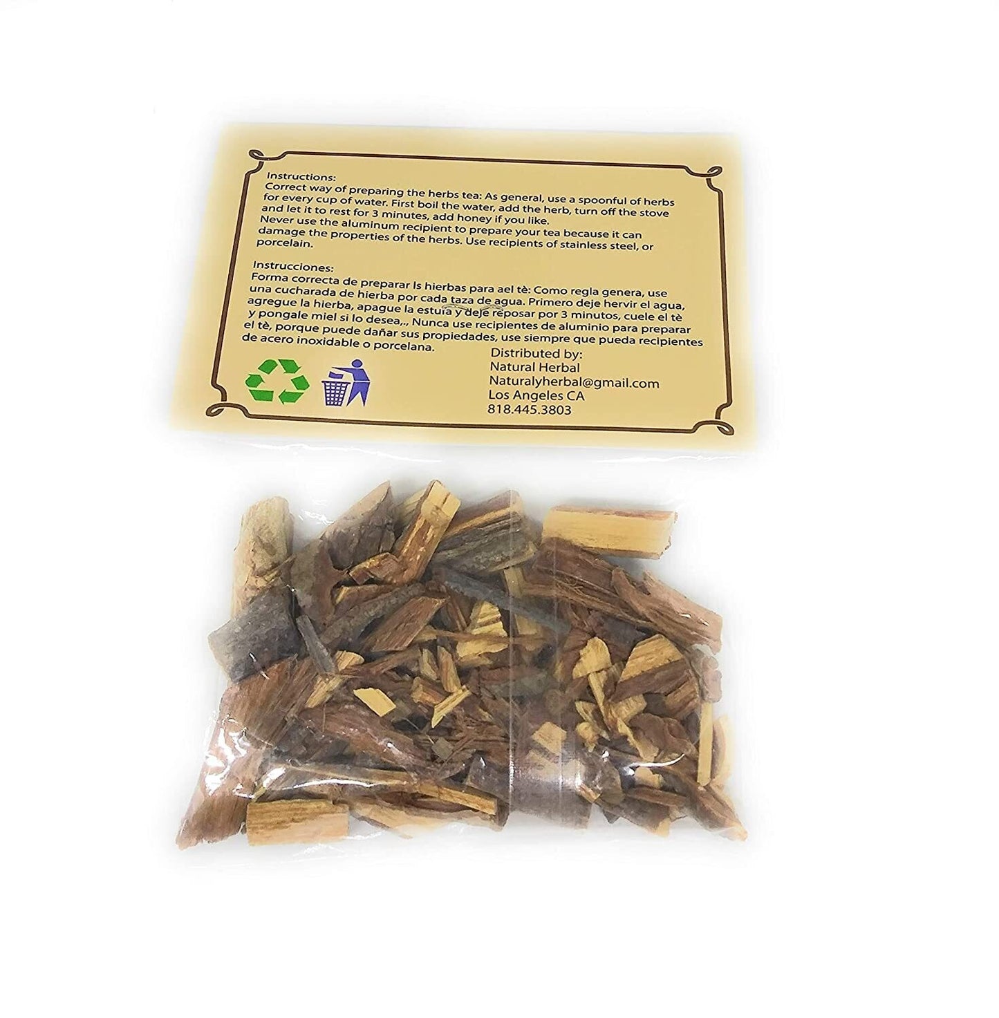 Palo De Tres Costillas Hierba tea (1oz.)