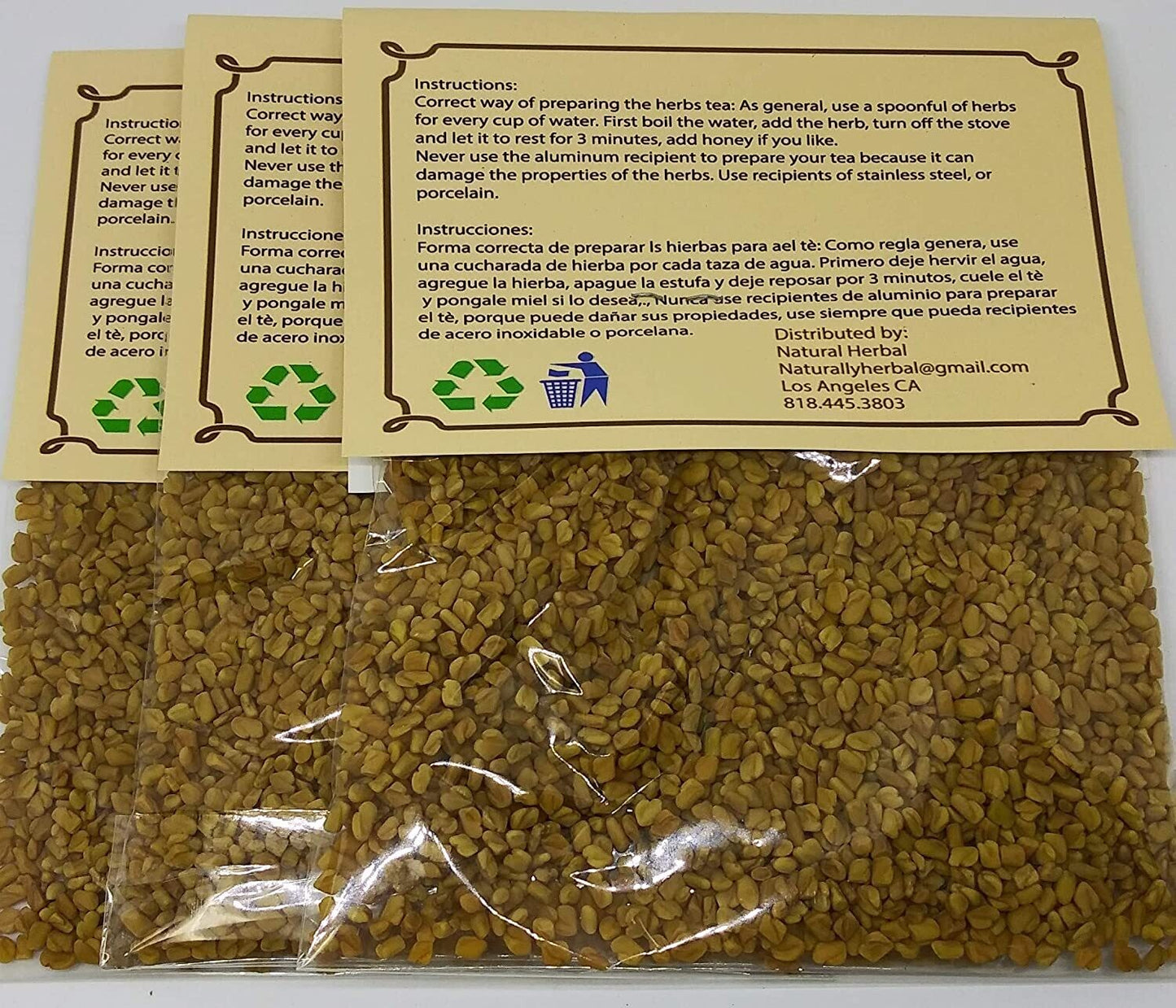 Fenogreco (Fenugreek) - 3/8 oz