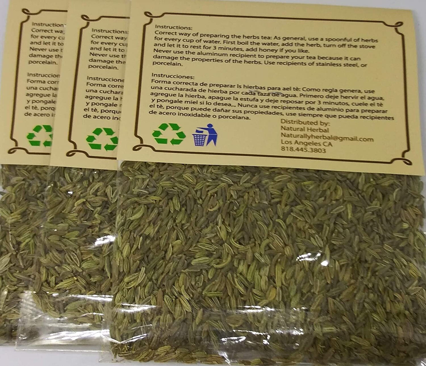 Hinojo Fennel (Hierba Tea) 0.74 oz.