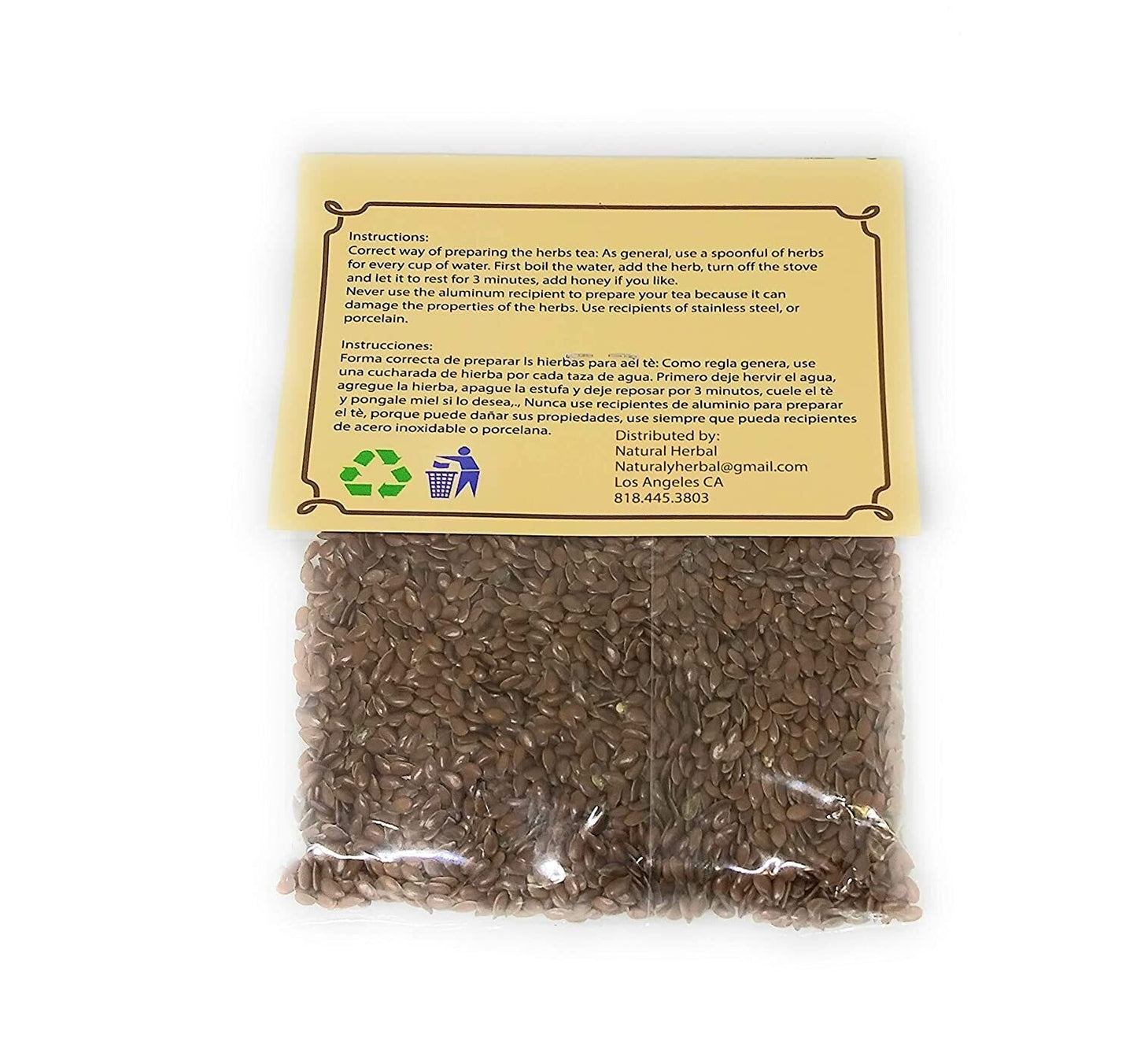 Linaza Semilla Hierba Tea (1oz.)