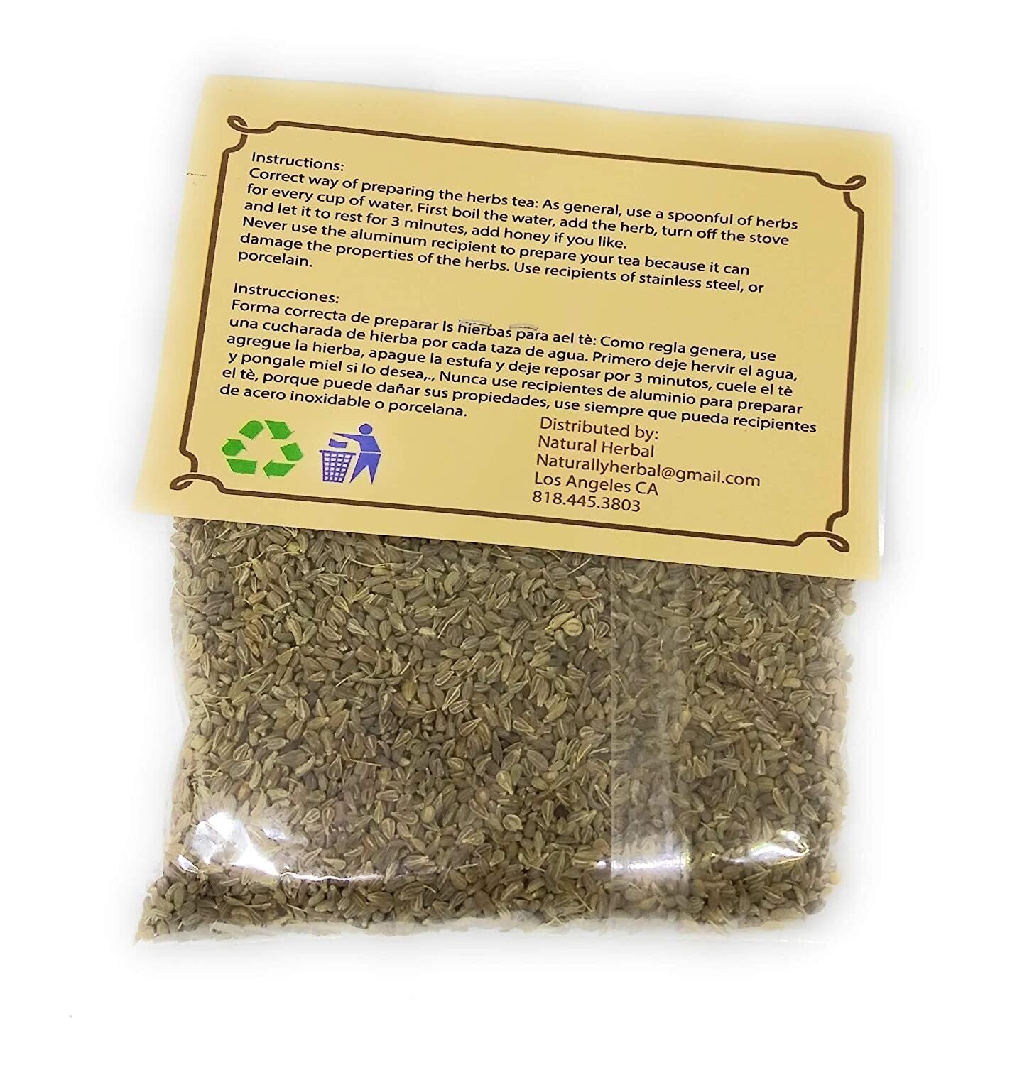 Anis Semilla Hierba Tea (1oz)