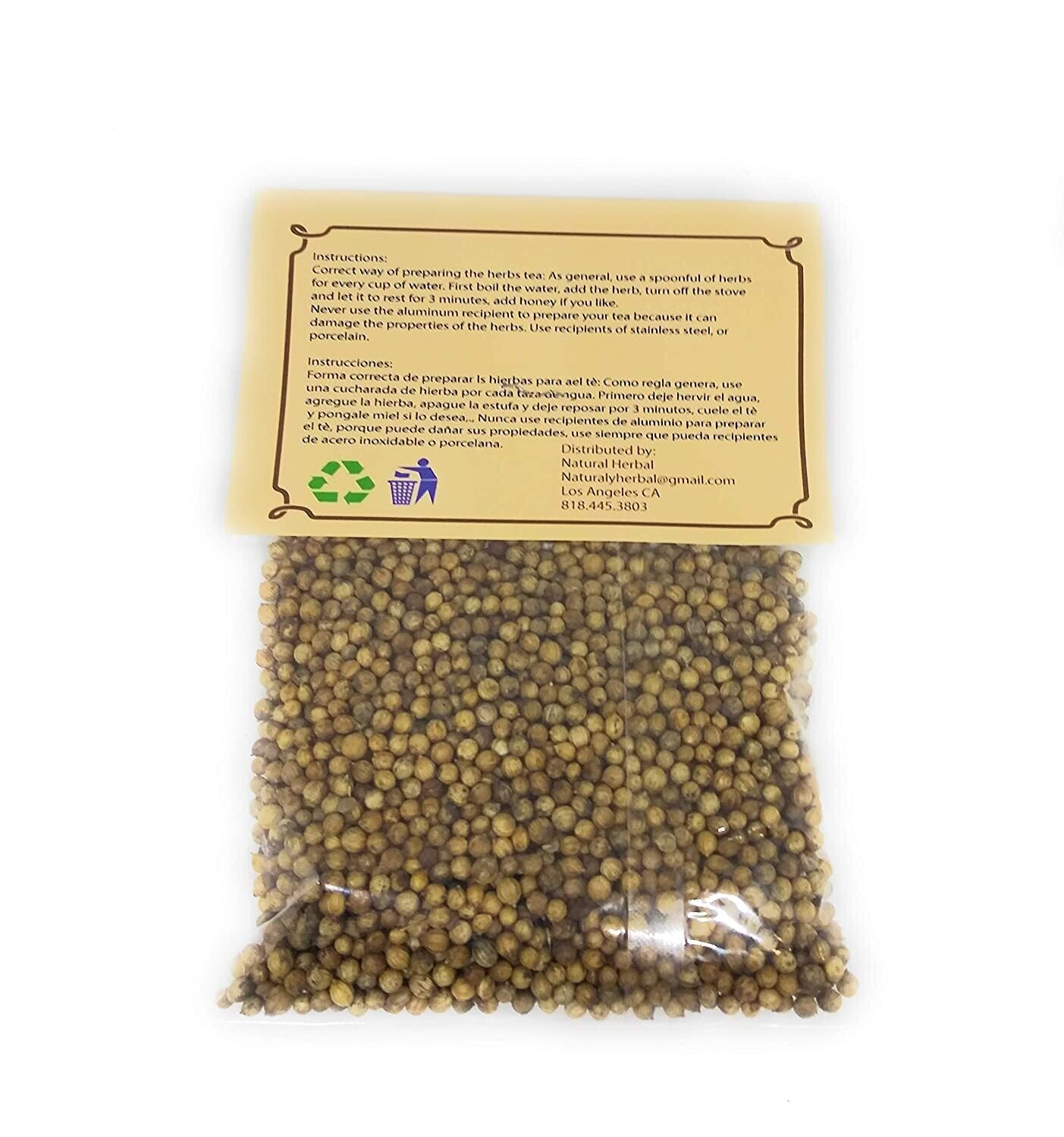 Coriander Seed Herb/Tea (1oz.)