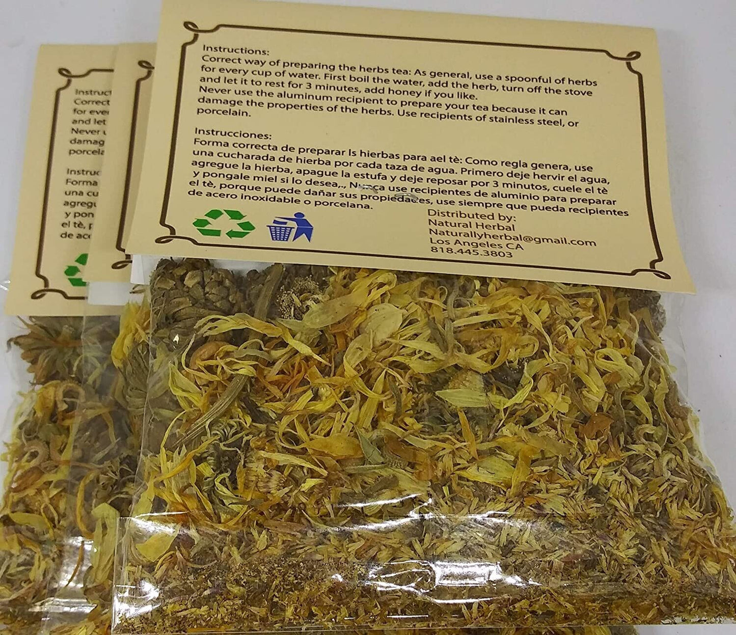 Caléndula Hierba Tea (3 pcs)