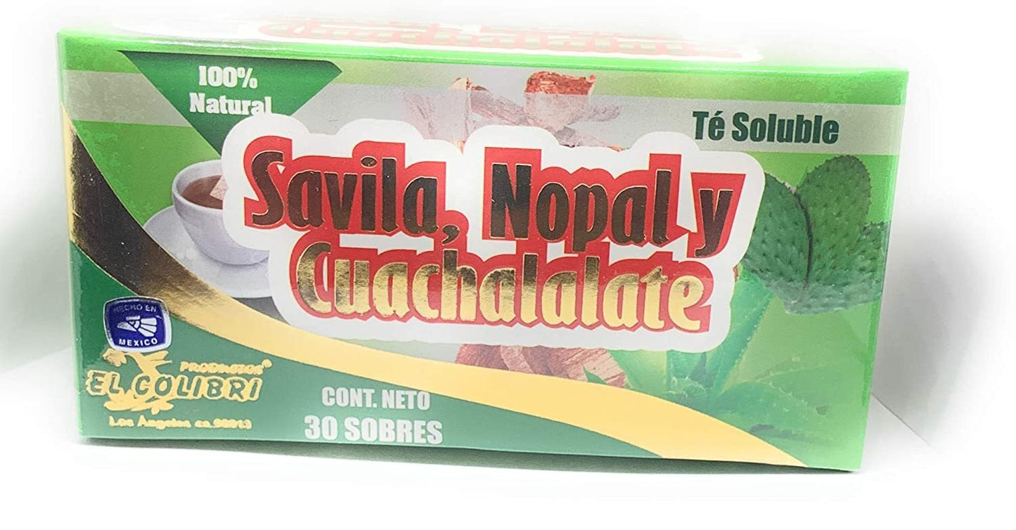 Savila Nopal y Cuachalalate Té Soluble (30 bgs)